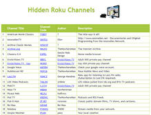 Tablet Screenshot of hiddenchannel.com